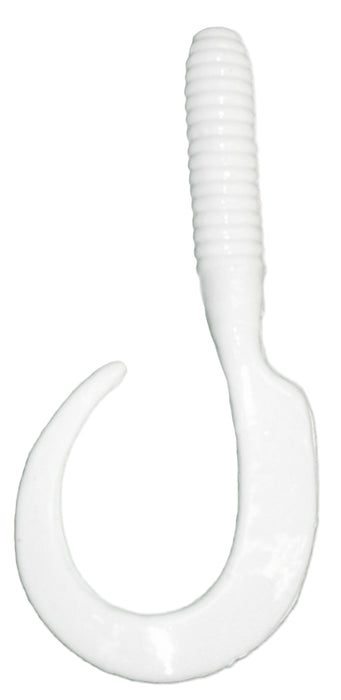 Curly Tail 8" White 2 Pack